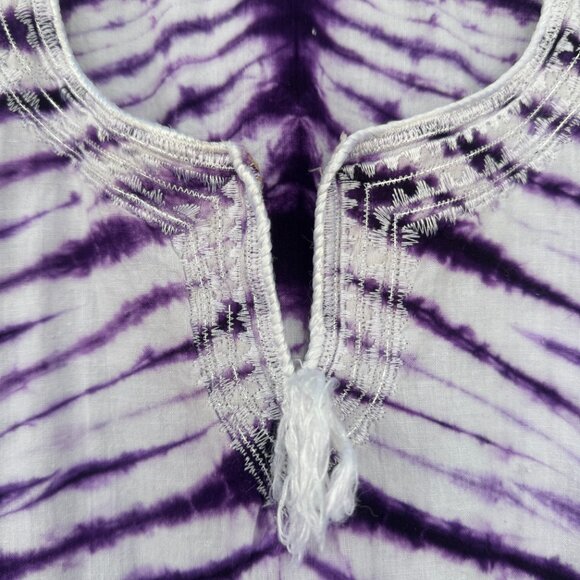 Long Tie-dyed Dress from Malawi - Picture 3 of 3